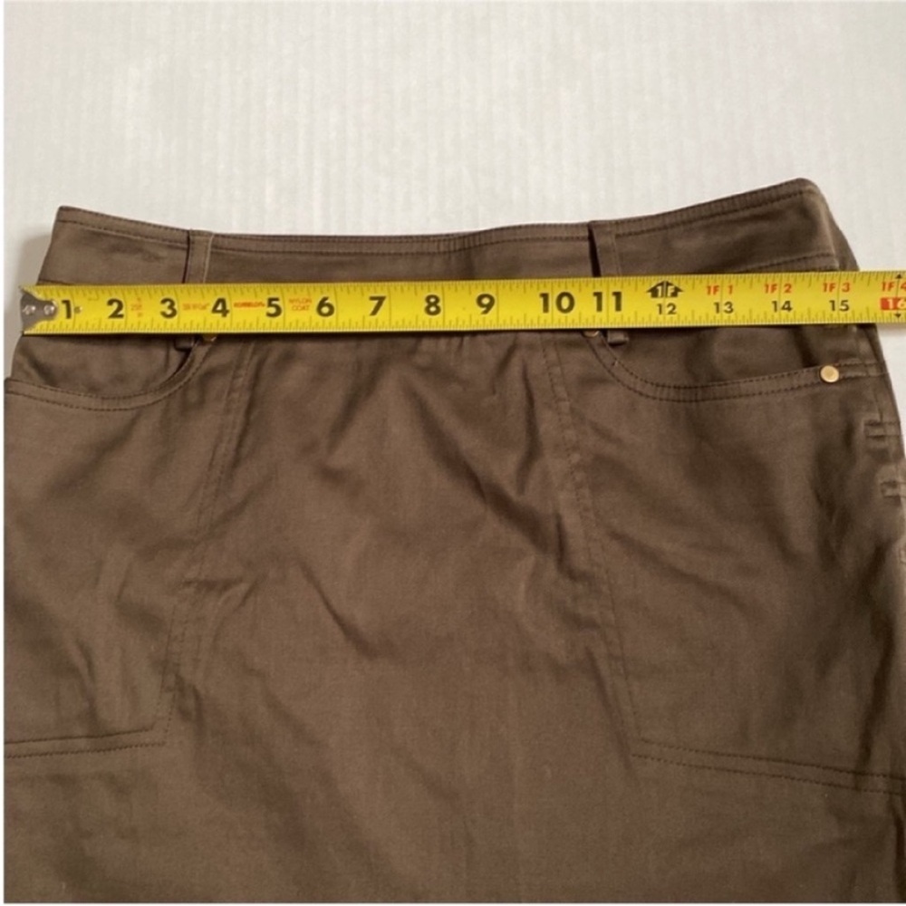 GUCCI Skirt Khaki Pencil Skirt size 4 - Picture 7 of 13